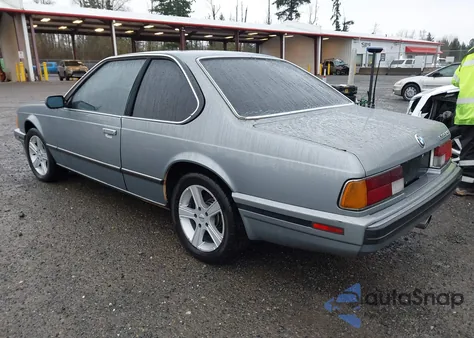 1988 BMW 635 Csi Automatic from USA, damaged, VIN WBAEC8414J3266701
